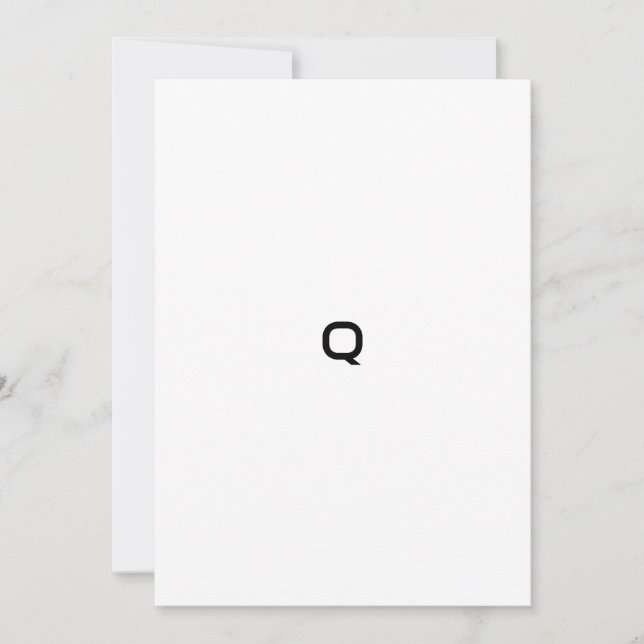 Q INVITATION (Front)