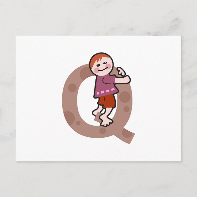 Q is for..... postcard (Front)