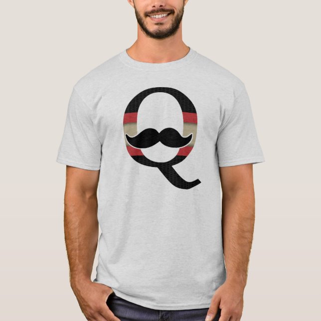 Q Moustache T-Shirt (Front)
