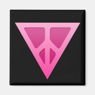 Q-Peace Triangle Square Magnet