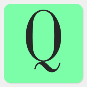Q SQUARE STICKER