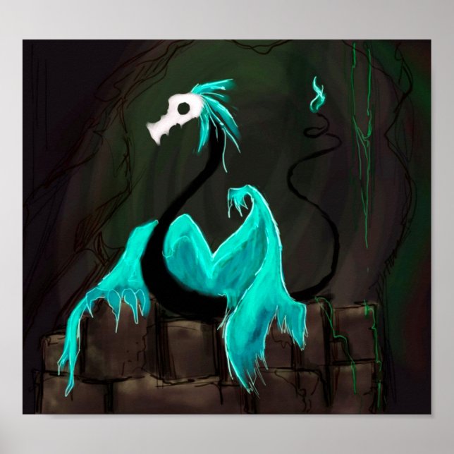 Q, The Ghost Snek Poster (Front)