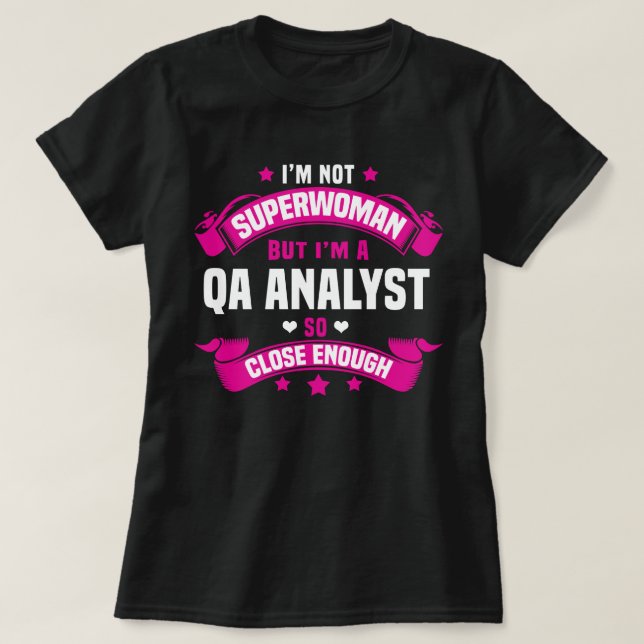 QA Analyst T-Shirt (Design Front)