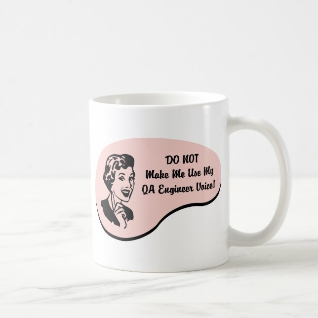 QA Engineer Voice Coffee Mug (Right)