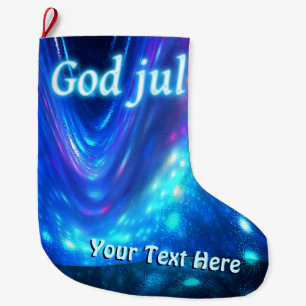 Qaanaaq - God jul Large Christmas Stocking