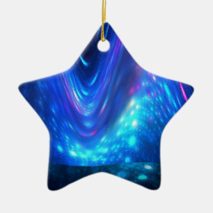 Qaanaaq - Northern Lights Ceramic Ornament