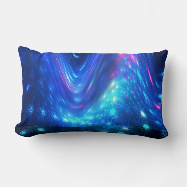 Qaanaaq - Northern Lights Lumbar Pillow (Front)