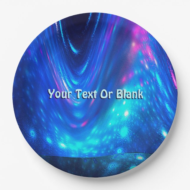 Qaanaaq - Northern Lights Paper Plate (Front)