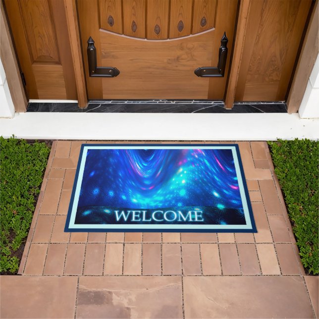Qaanaaq - Northern Lights - Welcome Doormat (Outdoor)