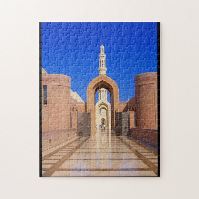 qaboos mosque jigsaw puzzle (Vertical)