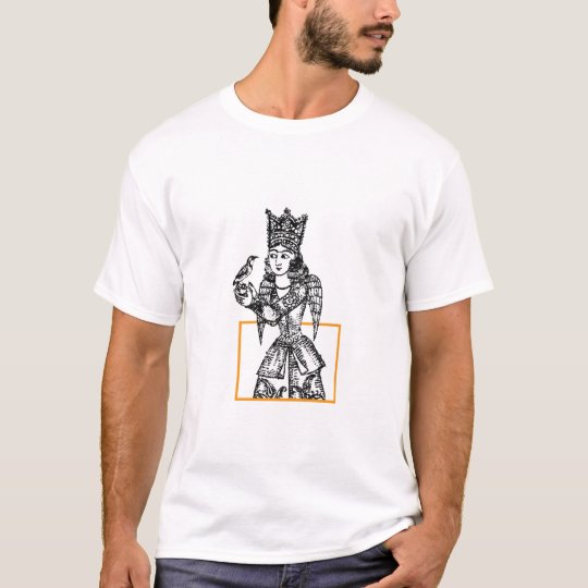 Qajar Angel and a Bird T-Shirt