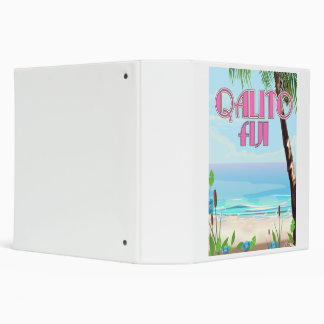 Qalito Fiji travel poster Binder
