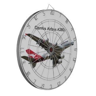 Qantas Airbus A380 Aircraft Dartboard
