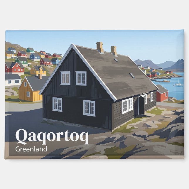 Qaqortoq Museum Greenland Magnet (Front)