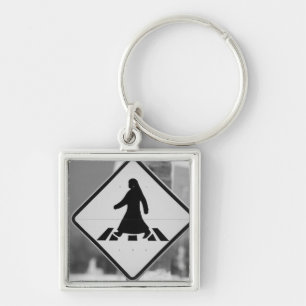 Qatar, Ad Dawhah, Doha. Arabian Pedestrian 3 Keychain
