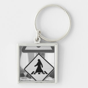 Qatar, Ad Dawhah, Doha. Arabian Pedestrian Keychain