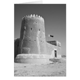 Qatar, Al Zubarah. Al-Zubarah Fort (b.1938) now 2