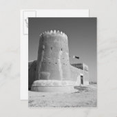 Qatar, Al Zubarah. Al-Zubarah Fort (b.1938) now 2 Postcard (Front/Back)