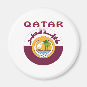 QATAR Coat Of Arms Magnet
