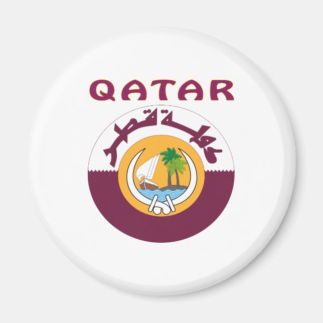 QATAR Coat Of Arms Magnet (Front)