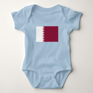 Qatar Flag Baby Bodysuit