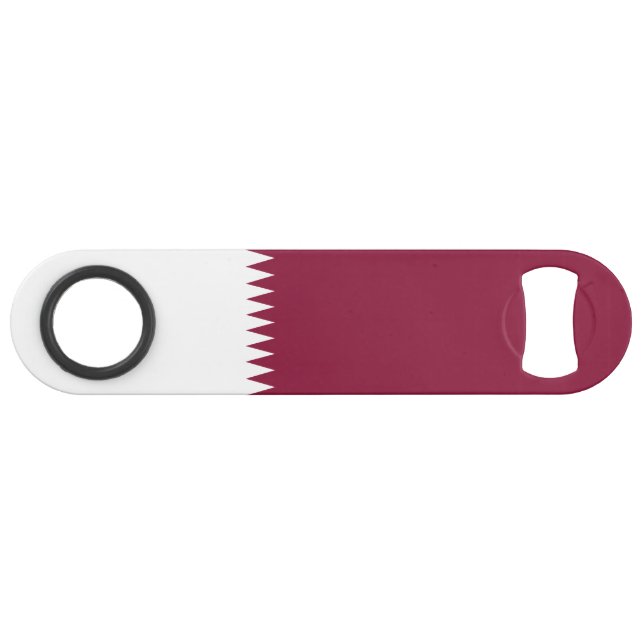 Qatar Flag Bar Key (Front (Horizontal))