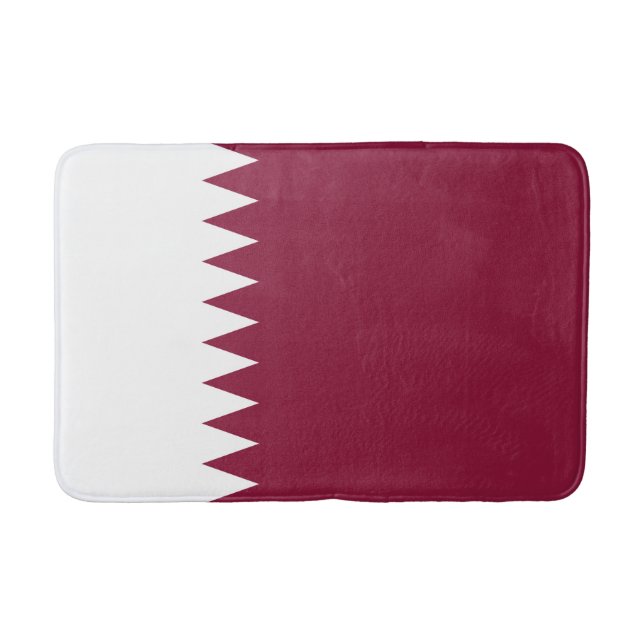 Qatar Flag Bath Mat (Front)