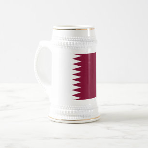 Qatar Flag Beer Stein