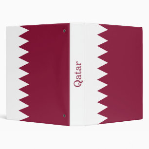 Qatar Flag Binder