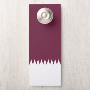 Qatar flag door hanger