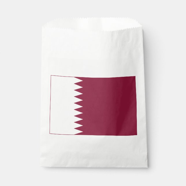 Qatar Flag Favour Bag (Front)