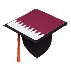 Qatar Flag Graduation Cap Topper