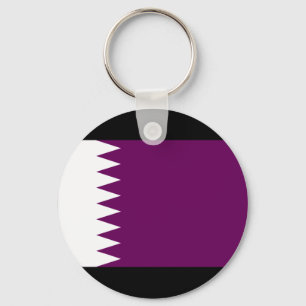 Qatar Flag Keychain