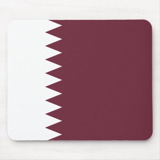 Qatar Flag Mousepad (Front)