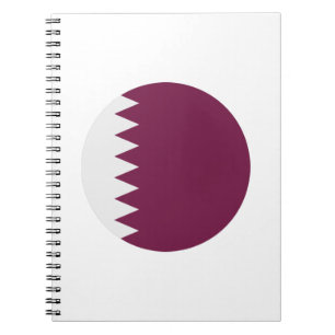 Qatar Flag Notebook