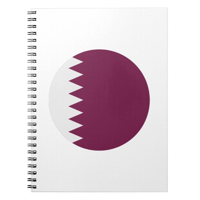 Qatar Flag Notebook (Front)