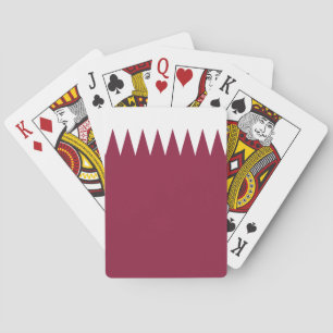 Qatar Flag Playing Cards