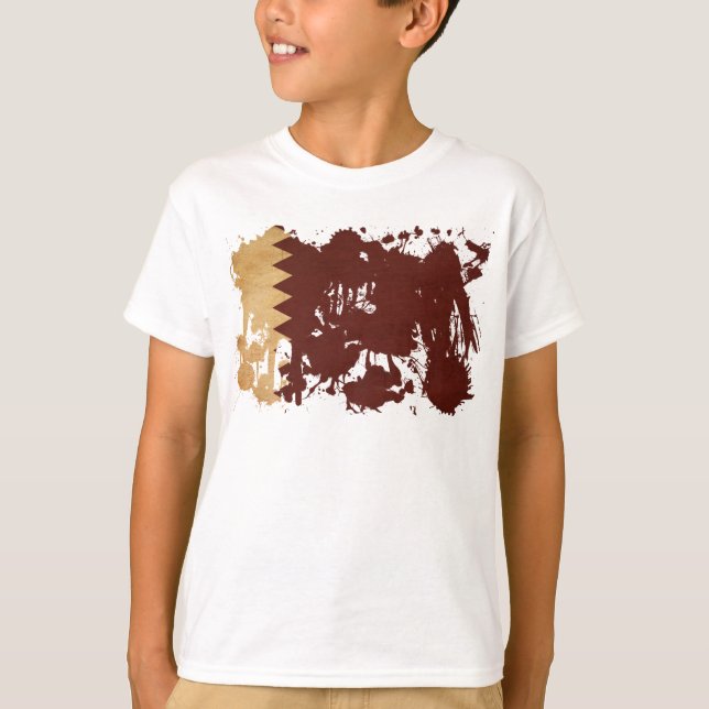 Qatar Flag T-Shirt (Front)