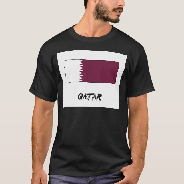 Qatar Flag T-Shirt (Front)