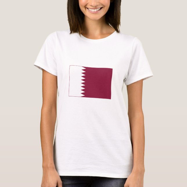 Qatar Flag T-Shirt (Front)