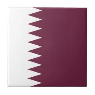 Qatar flag tile