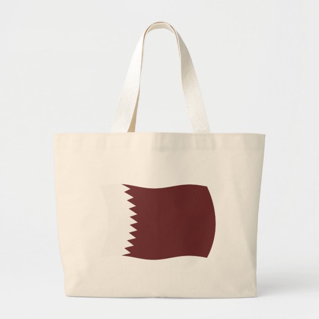 Qatar Flag Tote Bag (Front)