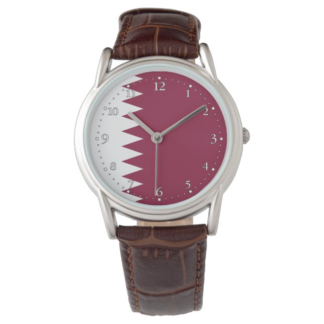 Qatar Flag Watch (Front)