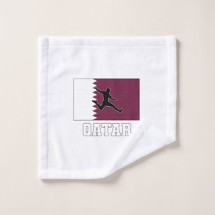 Qatar Football Soccer National Team Wash Cloth