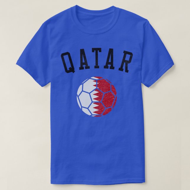 Qatar Heritage Flag T-Shirt (Design Front)
