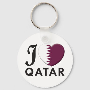 Qatar Love Keychain