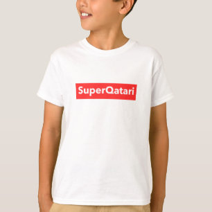 Qatari Super Red Logo  قطر T-Shirt