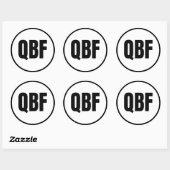 QBF - Vail Classic Round Sticker (Sheet)