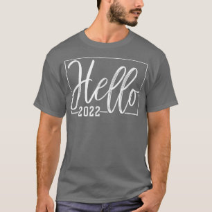 QbYP Hello 2022 Firework Happy New Year Party Coun T-Shirt