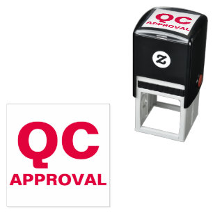 QC Approval Stamp for Quality Control Production 